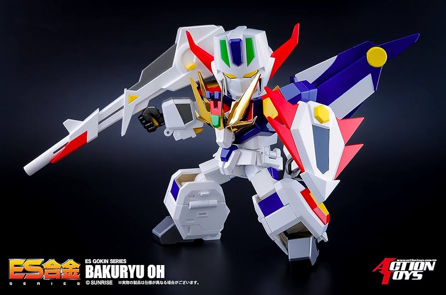 ACTION TOYS ES合金 ES-27絶対無敵ライジンオー バクリュウオー Amazon | アート・ストーム Action Toys 絶対無敵ライジンオー